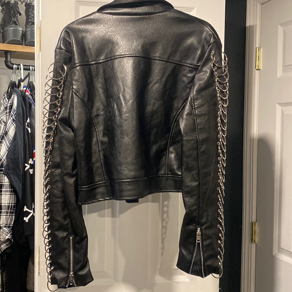 Azalea Wang leather jacket